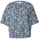 s.Oliver Blouse beige / navy / lichtblauw / wit