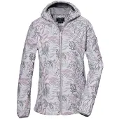 Killtec - Jas 42853 paars print softshell zomerjas maat 50