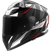 LS2 FF811 Vector II Carbon Savage helm, carbon/wit, maat 2XL (63/64)