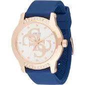 GUESS Analoog horloge blauw / rose-goud