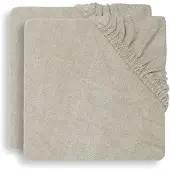 Jollein Aankleedkussenhoes Badstof 75x85cm Nougat (2pack)