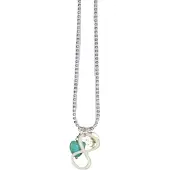 Heaven Eleven KIDS - Meisjes - ketting - ballchain - rvs - infiniti - bone