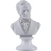 Giannelli Music Gifts - Albast borstbeeld Wagner 22 cm