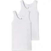 Schiesser Onderhemd pink / wit