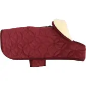 Flamingo winterjas voor honden – Model Koda, kleur bordeaux – 35 cm – warm en stijlvol – polyester