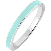 Elli Ring lichtblauw / zilver