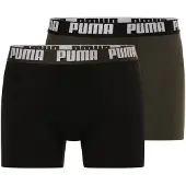 Puma Everyday Basic Boxer 2 pack groen zwart maat S