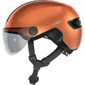 ABUS Fietshelm HUD-Y ACE goldfish orange S - 51-55 cm - oranje - Geschikt voor gebruik op elektrische fietsen - stadsfietsen - 400 g