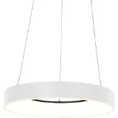 Steinhauer Hanglamp Ringlede 2695W Wit rond 48cm elektrisch verstelbaar hoogte met kunststof en metaal Modern