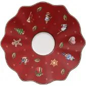 Villeroy & Boch Toy's Delight schotel voor espressokopje Ø13 cm Wit-rood