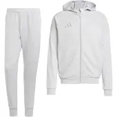 Adidas Tiro 25 Casual Trainingspak Full-Zip Hooded Lichtgrijs Wit
