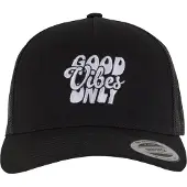 Mister tee Pet 'Good Vibes Only ' zilvergrijs / zwart