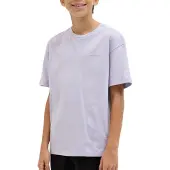 Jack & Jones JUNIOR T-shirt lila Paars Jongens Katoen Ronde hals Effen - maat 128