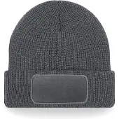 Beechfield Thinsulate Patch Beanie B440 - Graphite Grey - One size