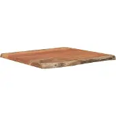 vidaXL Tafelblad rechthoekig natuurlijke rand 40x40x2,5 cm acaciahout