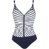 Sunflair Badpak donkerblauw / wit