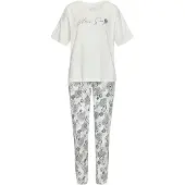 Vivance Pyjama zwart / offwhite