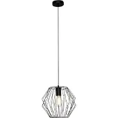 Brilliant Zwarte hanglamp Noris Ø 28cm