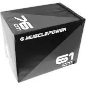 Muscle Power Soft Plyo Box - Zwart