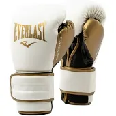 Everlast Powerlock 2R Bokshandschoenen - Wit/Goud - 10 oz