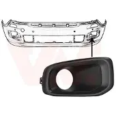 VAN WEZEL 2126593 Ventilatiegrille, bumper