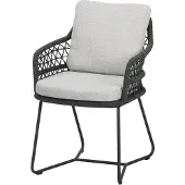 AVH-Collectie Taranto dining tuinstoel antraciet rope