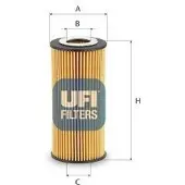 Ufi 25.238.00 Oliefilter