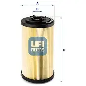 Ufi 25.697.00 Oliefilter