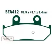 EBC Brakes SFA412 Remblokken
