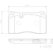 Brembo P 85 116E Remblokken