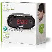 Nedis Digitale Wekkerradio | LED-Scherm | AM / Fm | 1 stuks - CLAR001BK