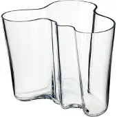 Iittala Alvar Aalto vaas helder 160 mm.