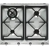 Smeg SR964XGH Kookplaat Gas 60cm Inox