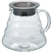 Hario V60 Glass Server - 02 Size - 600mL - Hittebestendig Glas