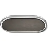 Georg Jensen Dienblad Manhattan Leer (33 x 18 cm)
