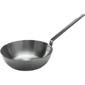 Garcima koekenpan hoog Lyonnaise 28 cm staal zilver