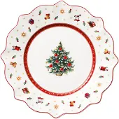 Villeroy & Boch Toy's Delight bord Ø24 cm Wit-rood