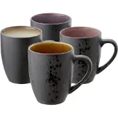Bitz Mok Gastro Black Pink (4-Delig)
