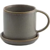 ERNST kop met schotel 7 cm Grijs