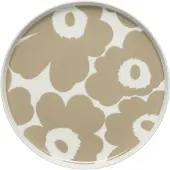Marimekko Unikko bord beige-wit Ø20 cm