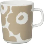 Marimekko Unikko mok 25 cl Wit-beige