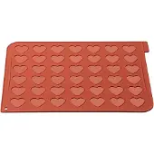 Silikomart Siliconen Mat Macaron Hart 30x40cm