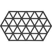 Zone Denmark Triangles pannenonderzetter 14x24 cm Black