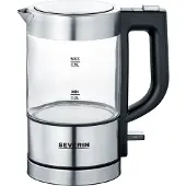 Severin Waterkoker Glas 0,5L 1100W Zilver zilver Glas Waterkoker