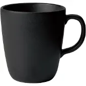 Aida Raw mok met oor 35 cl Titanium black