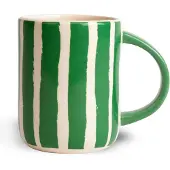 By On Liz mok stripe 28 cl Groen-wit