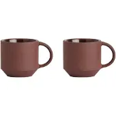 OYOY Yuka espressokopje 2-pack Dark (brun)