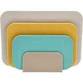 Mepal Snijplank set Choptima Beach 35,5 x 26,5 cm (Set van 3 + houder)