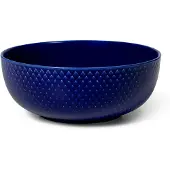 Lyngby Porcelæn Rhombe kom Ø15,5 cm Donkerblauw
