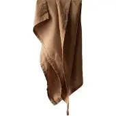 Tell Me More keukenhanddoek linnen 50x70 cm Hazelnoot